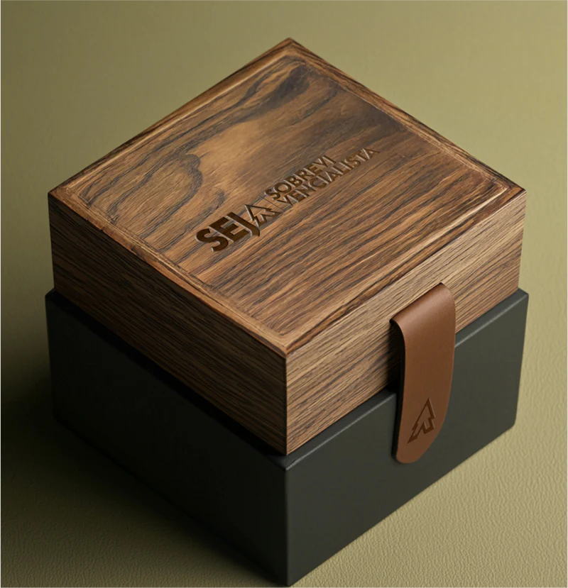 Banner do e-commerce Seja Sobrevivencialista com destaque para equipamentos de sobrevivência