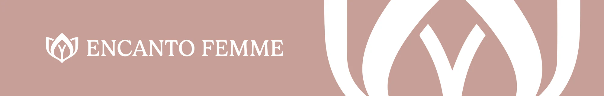 Banner da Encanto Femme com destaque para produtos de beleza